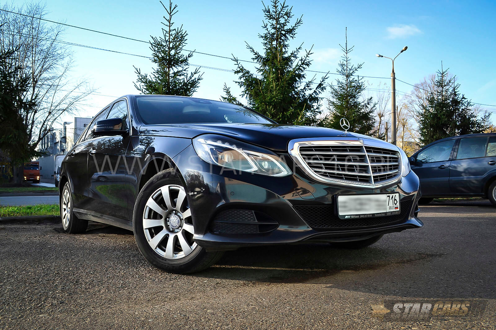 Аренда Mercedes-Benz E-class w212 (чёрный) с водителем