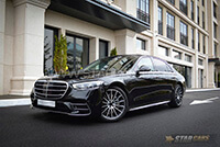 Фото 01 — Аренда Mercedes-Benz S-class w223 (чёрный) с водителем в Казани