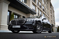 Фото 02 — Аренда Mercedes-Benz S-class w223 (чёрный) с водителем в Казани