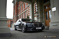Фото 04 — Аренда Mercedes-Benz S-class w223 (чёрный) с водителем в Казани