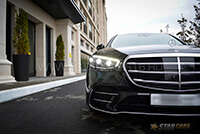 Фото 06 — Аренда Mercedes-Benz S-class w223 (чёрный) с водителем в Казани